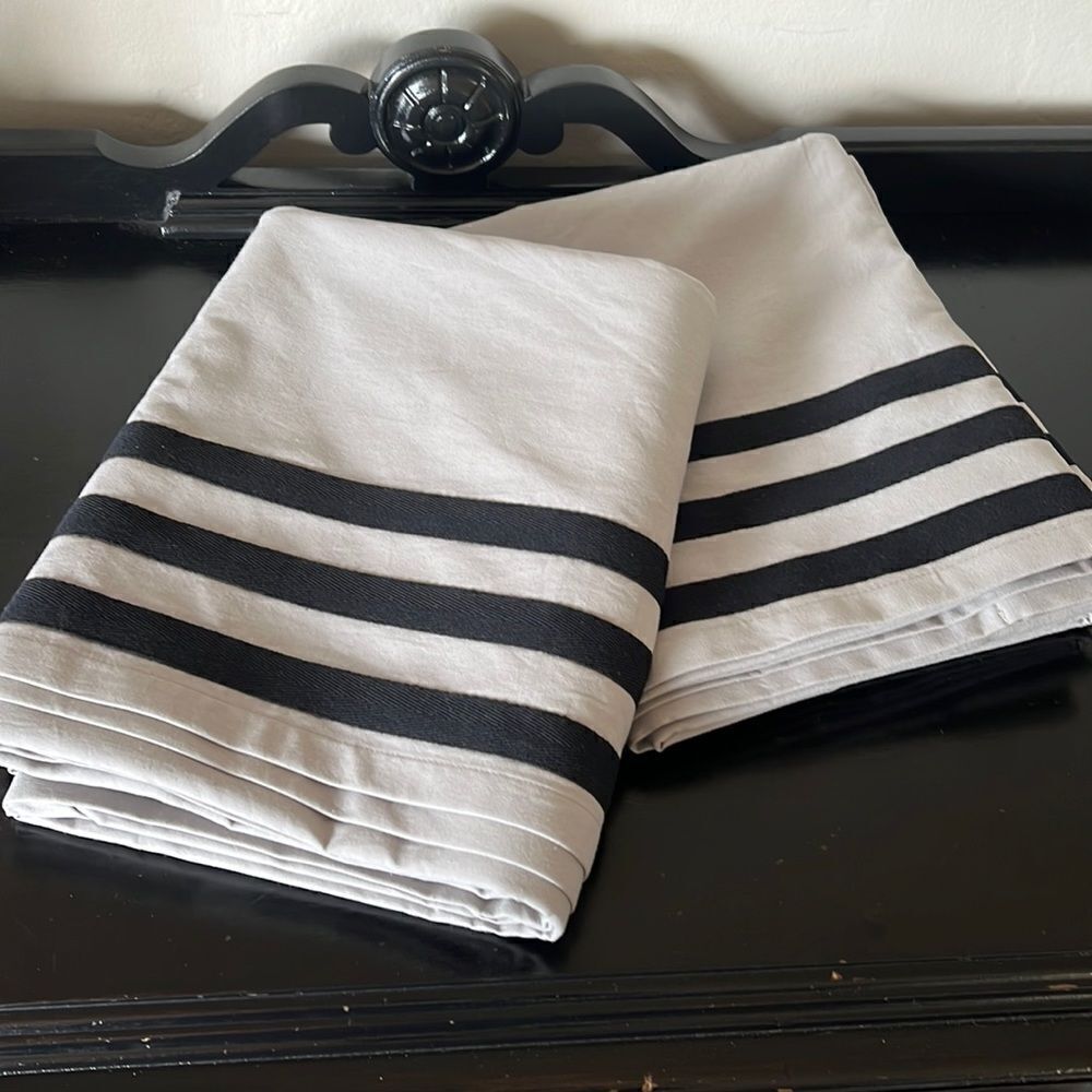 Pottery Barn Teen Twill Tape Track Drapes